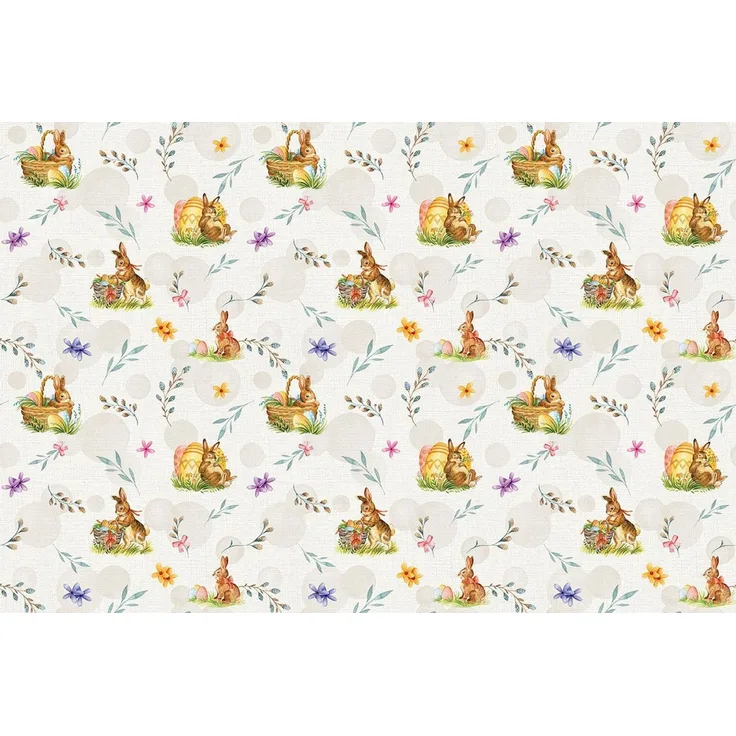 texpot Tischdecke Wachstuch Osterhase bunt Ostern abwischbar (1-tlg)
