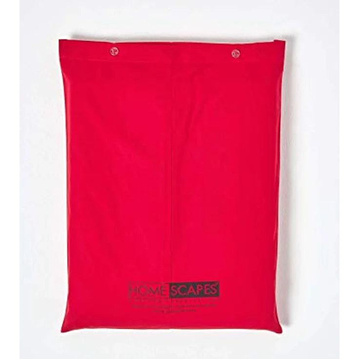 Homescapes Perkal-Spannbettlaken, 90x190 cm, Rot, 100% ägyptische Baumwolle, Oeko-Tex® zertifiziert, hypoallergen – Bild 5