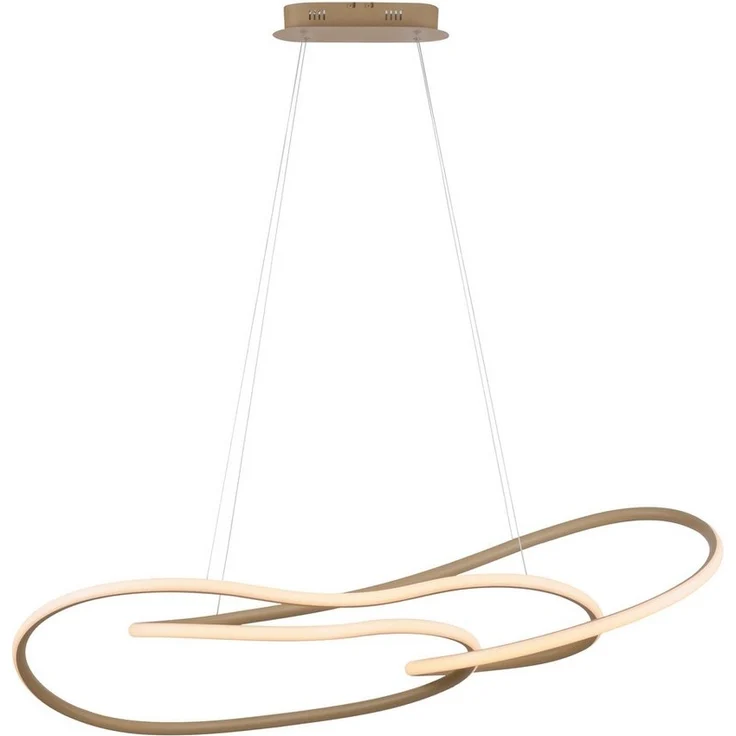 Paul Neuhaus LED Pendelleuchte TWIST, Memoryfunktion, LED fest integriert, Warmweiß, Stufenlos dimmbar über Lichtschalter, Memoryfunktion, Höhenverstellbar – Bild 3