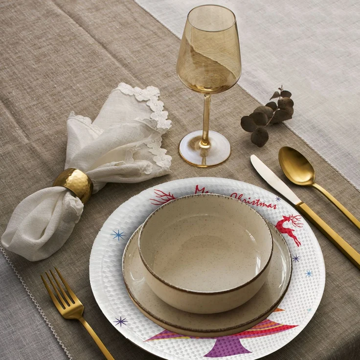 Hermia Concept '4355Supla' Tischset, Mehrfarbig, Ø 37 cm – Bild 3