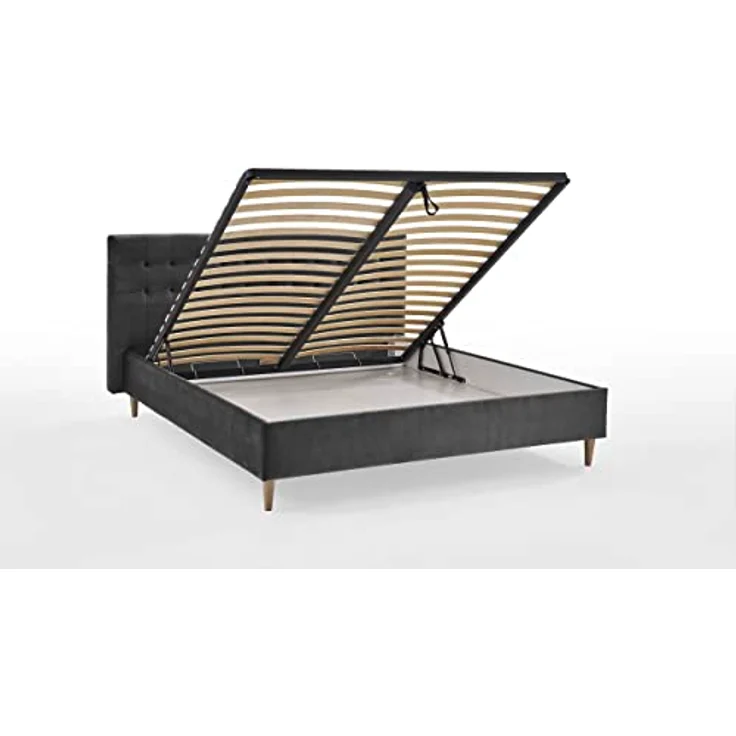 Atlantic Home Collection Bettrahmen Veronika 160x200 mit Bettkasten und Lattenrost – Bild 4