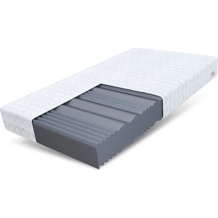 'Comfort Max Double' Kaltschaummatratze, 7-Zonen, H3, Höhe 20 cm, 80x200 cm – Bild 1