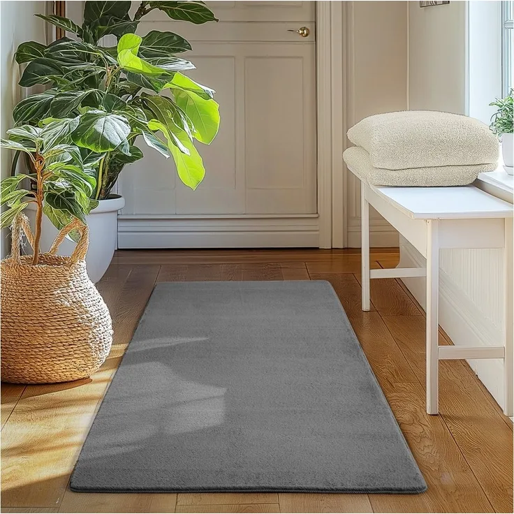 SIMPEX24 Teppich Unicolor - Einfarbig, Rund, Höhe: 11 mm, Perfekt geeignet für Wohnzimmer, Schlafzimmer,Kinderzimmer