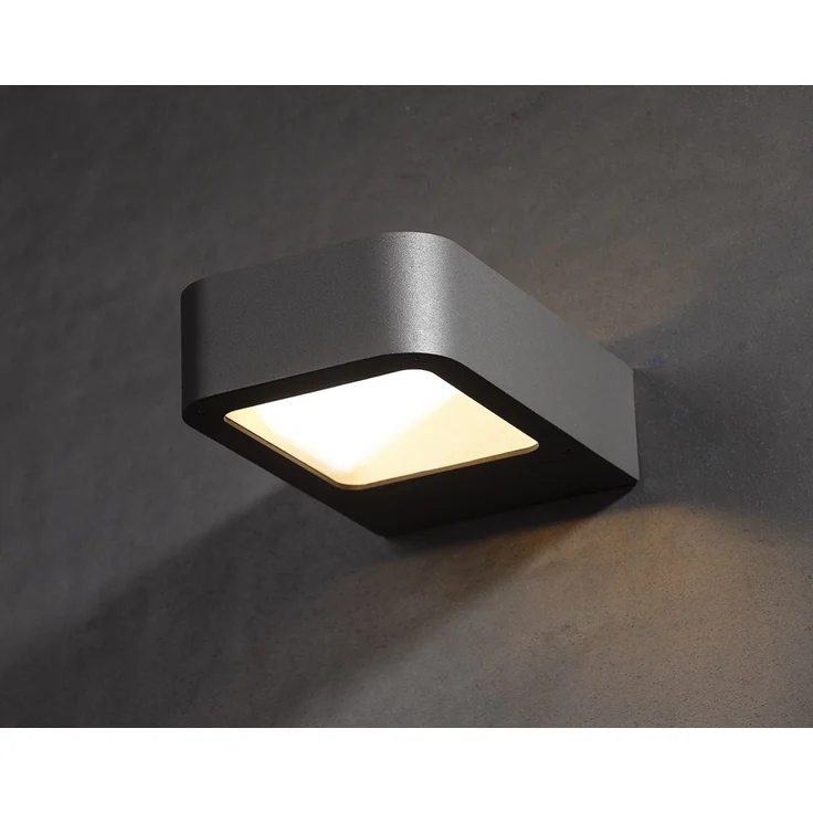 Heitronic 35201 LED Außenwandleuchte Juna anthrazit IP54 3000K – Bild 2