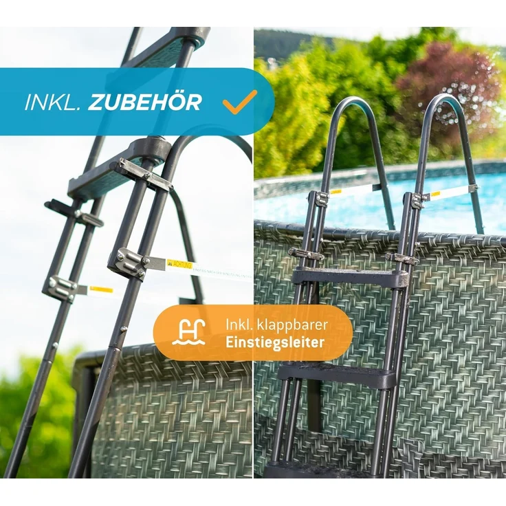 Summer Waves Active Frame Pool | Aufstellpool oval – Bild 5