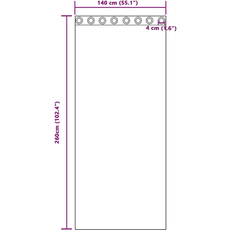 Verdunkelungsvorhänge 2 pcs | für Wohnzimmer & Schlafzimmer Weinrot 140 x 260 cm Samt – Bild 6
