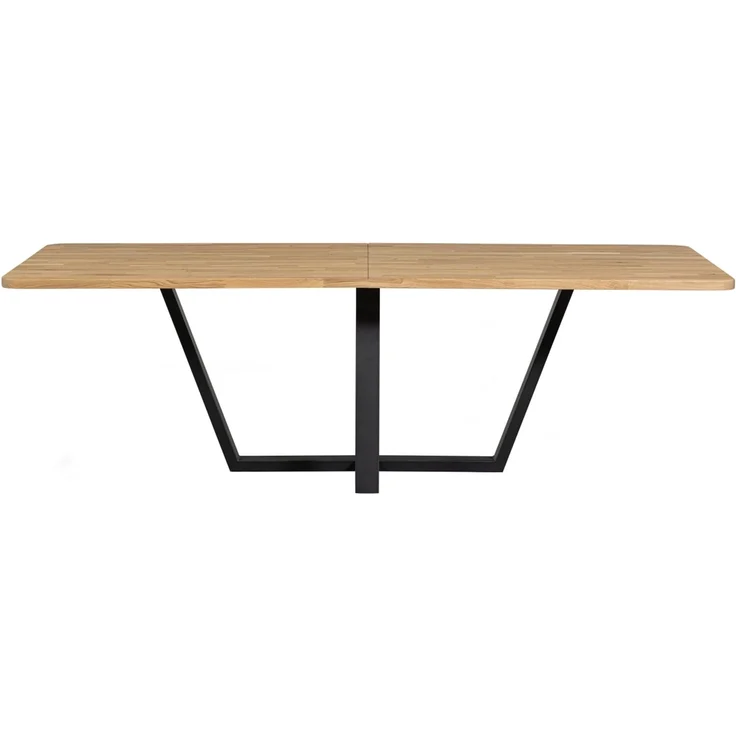Esstisch Tablo XL aus Eichenholz, D-Gestell – Bild 3