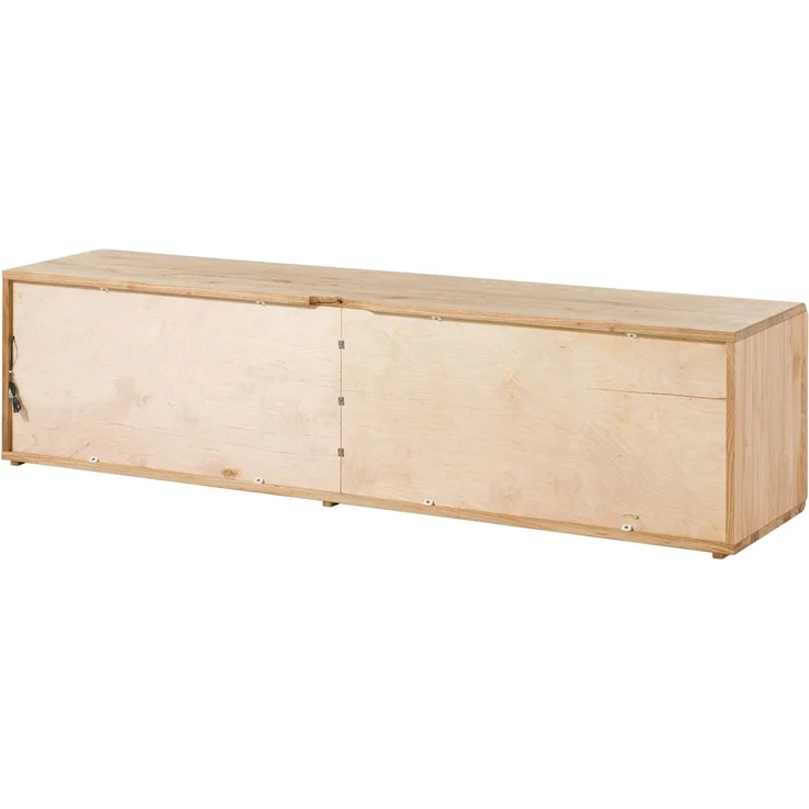 TV-Board Wildeiche inkl. LED 184x43,5x47,5 natur geölt CARDIFF #141 – Bild 10