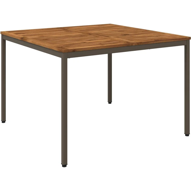 vidaXL Gartentisch NAARDEN Natur und Kaffee 110 x 108,5 x 75 cm 901318 – Bild 2