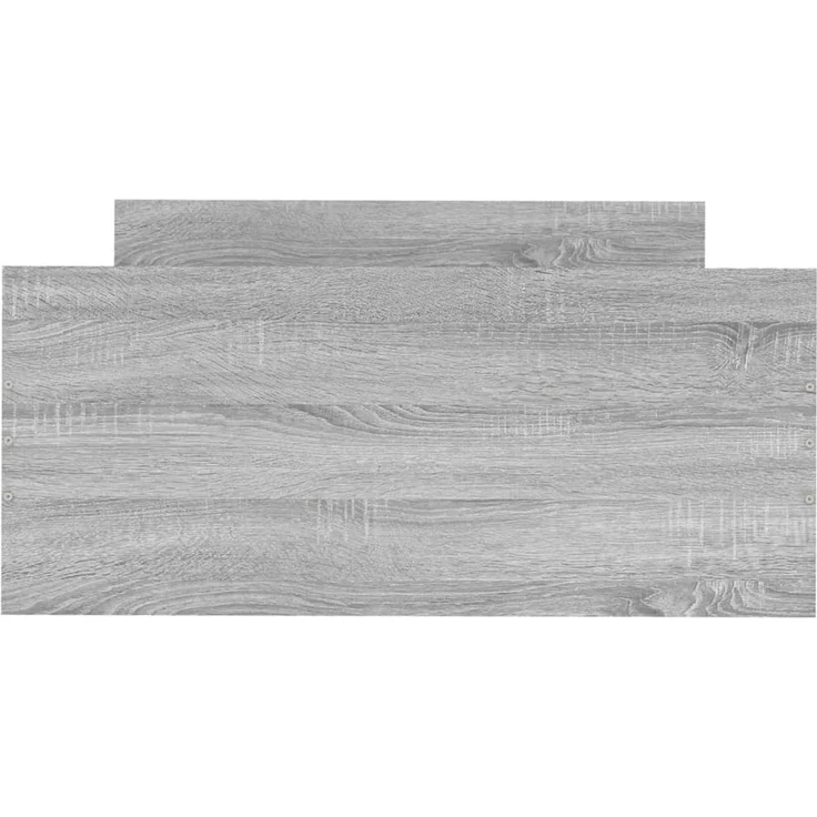 vidaXL Bettgestell Grau Sonoma 100x200 cm Holzwerkstoff 835937 – Bild 3