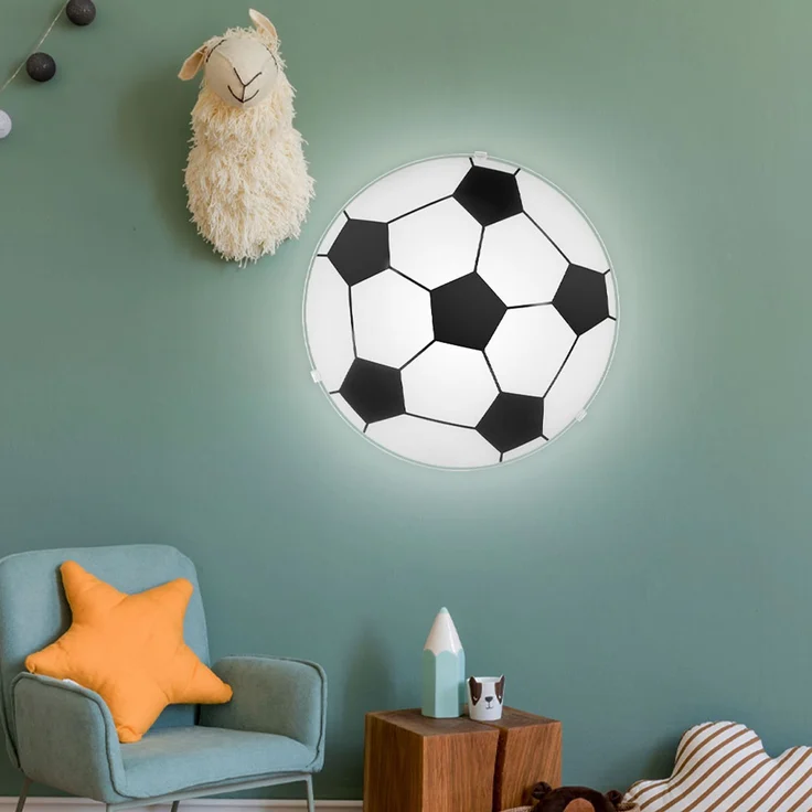 RGB LED Wand- und Deckenleuchte im Fußball-Design – Bild 9