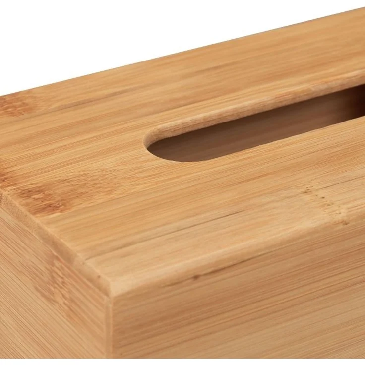 Relaxdays Kosmetiktücherbox aus Bambus – Bild 8