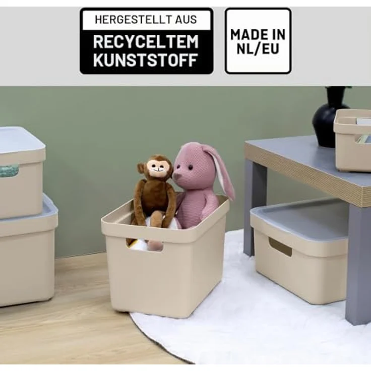 Sigma home Aufbewahrungsbox 18L beige – Bild 6