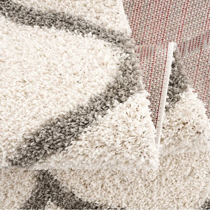 Sanat Hochflor-Teppich Madrid, auch in Rund erhältlich, rechteckig, Höhe: 30 mm, Wohnzimmer, Langflor, Shaggy Teppich – Bild 3