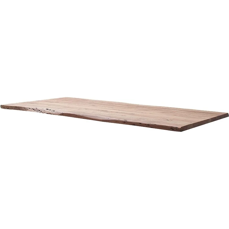 Baumkantentisch >Calabria< in Akazie natur lackiert - 180x77,5x100 (BxHxT) – Bild 3