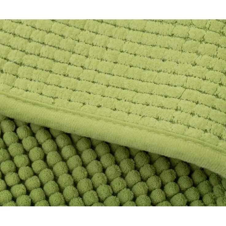 Gözze Badematte Chenille, Höhe 15 mm, rutschhemmend beschichtet, fußbodenheizungsgeeignet, Polyester, rechteckig, Badteppich, Uni Farben, besonders weich durch Microfaser, waschbar – Bild 6