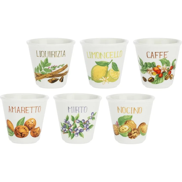 La Porcellana Bianca La Porcellana Bianca Set mit 6 Gläsern P012715MIX