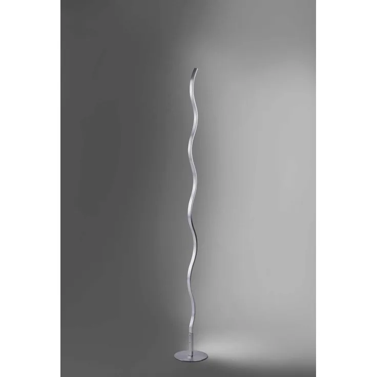JUST LIGHT 15168-55 LED Stehleuchte WAVE stahl Wellenform