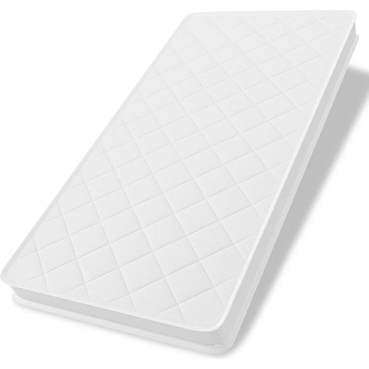 ELONEO Komfortschaum Matratzen Topper 60x120cm, 6 cm Höhe, atmungsaktiver Matratzentopper mit hautfreundlichem Bezug, waschbar bis 40°C, für Allergiker geeignet