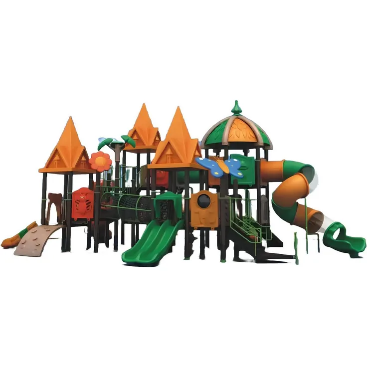 JVmoebel Spielturm Kletterturm mit Rutsche, Holz, für den Garten, Made in Europa