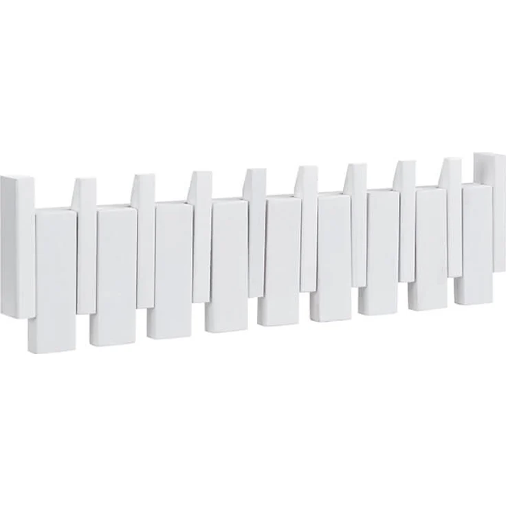 HOME DELUXE Garderobenleiste PORTE Weiß - 56 x 15 cm – Bild 3