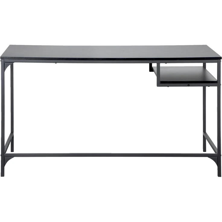 Carryhome 'CÄSAR' Schreibtisch, MDF Melamin schwarz, 140 x 75 x 70 cm, inklusive Ablagefach – Bild 6