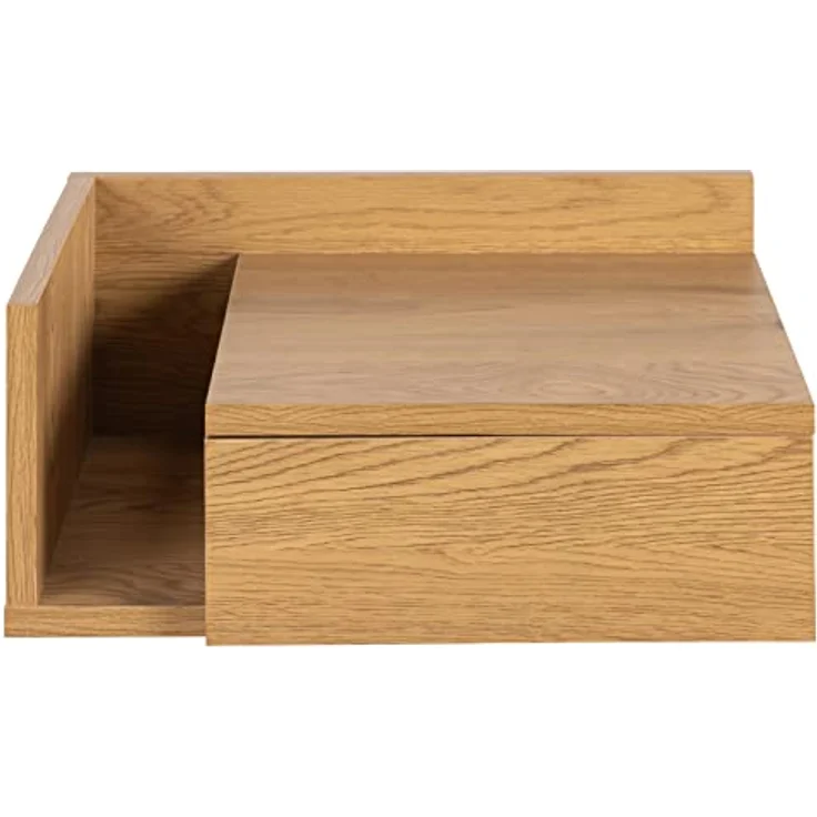 MID.YOU Nachtschrank Actona Ashlan, hängend, Wildeiche, Holzwerkstoff, 1 Schublade, 40x16.5x32 cm, Reach – Bild 3