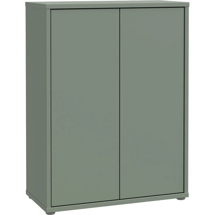 Schuhkommode >ALICE SPRINGS< 4 Böden, push to open, in Salbei - 74,5x99,1x34,9cm (BxHxT) – Bild 4