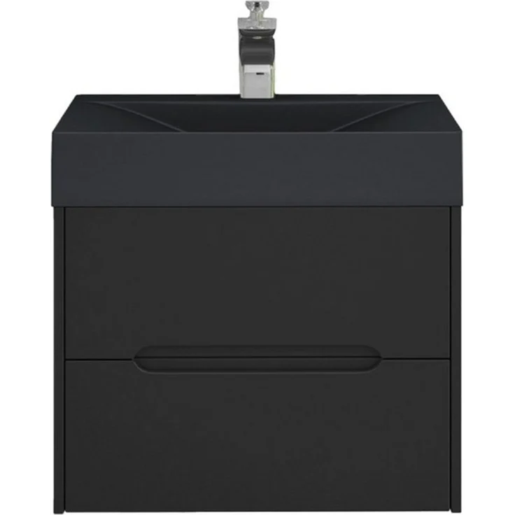 doporro Badmöbel-Set Badschrank Yoga Waschbeckenunterschrank Wandmontage Waschbecken – Bild 5