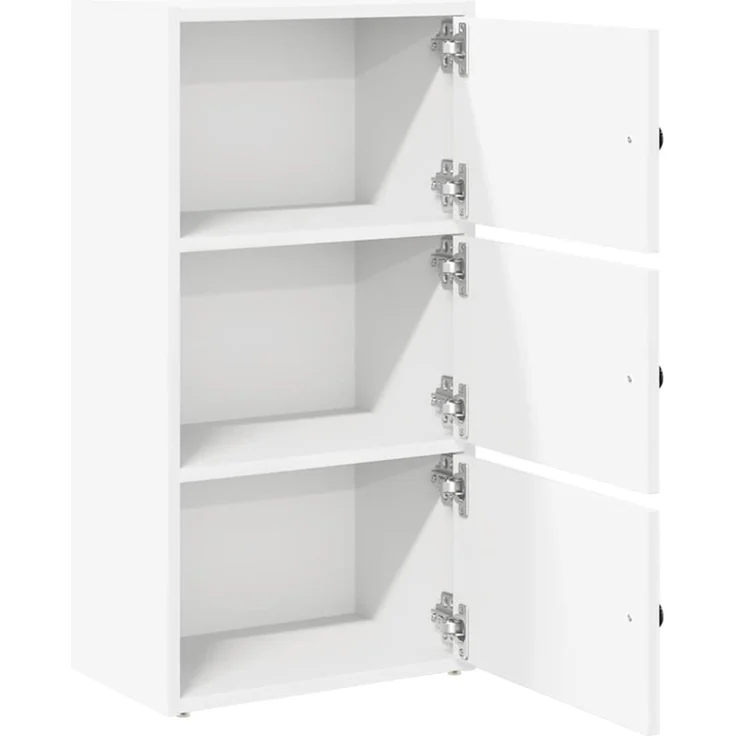 vidaXL Bücherregal Weiß 40x24x77 cm Holzwerkstoff 860364 – Bild 5