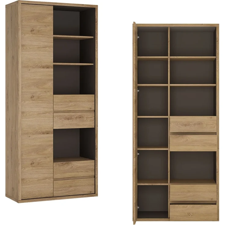 Büro Schrankkombination 2-teilig in Eiche, SELMA-129 – Bild 4