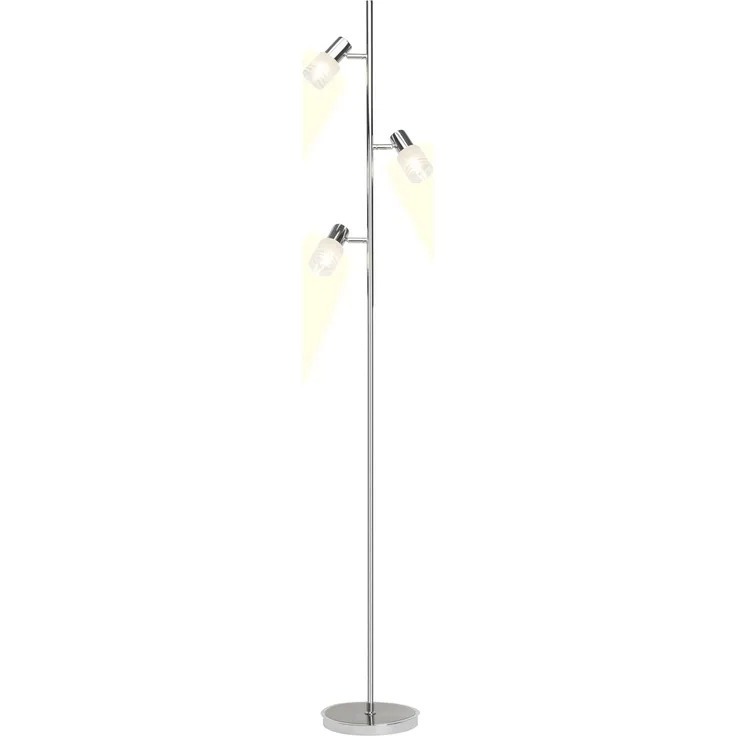 LED - Stehleuchte Lea 3 X E14, 3 Watt, silber, 22 x 265 x 157,5 cm