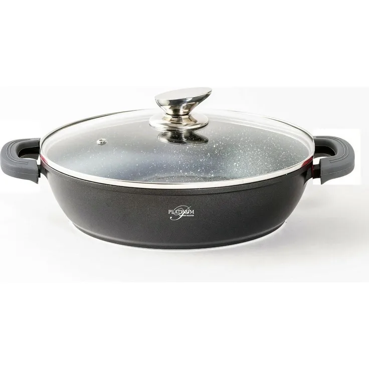 24 cm Schmorpfanne Bräter Bratpfanne Servierpfanne Schmortopf Schmorkasserolle
