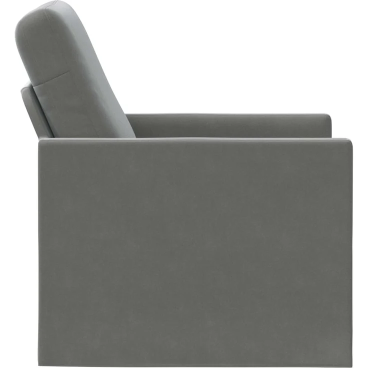 vidaXL Einzelsofa Dunkelgrau 70 x 81 x 82 cm Samt (V) 42041022 – Bild 3