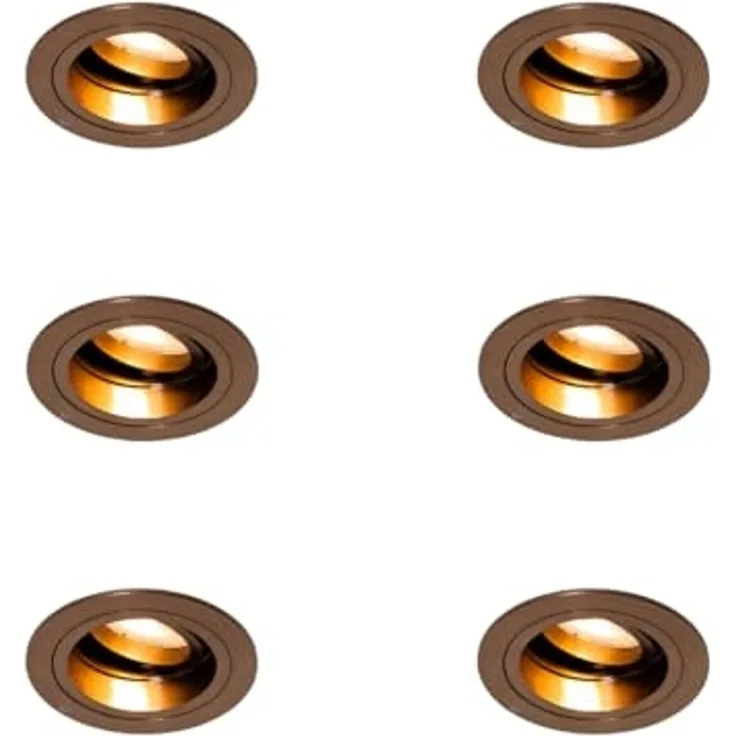 Qazqa LED Einbaustrahler 105888, ohne Leuchtmittel, Warmweiß