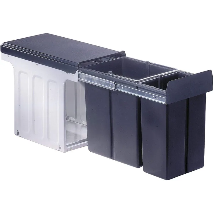 WESCO 857621-11 Abfallsorter 30 (20+10) Liter BIO DOUBLE 30 DT ab 30 cm Schrankbreite