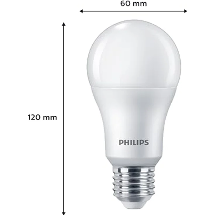Philips LED Classic E27 Lampen 6-er Pack (100 W), matte LED Lampen mit warmweißem Licht, energiesparende Lampen mit langer Nutzlebensdauer, neue Generation – Bild 4