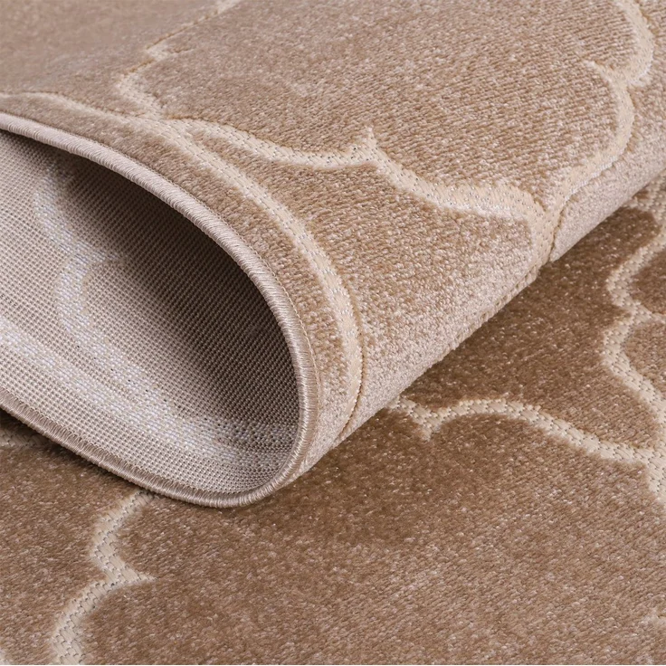 Sanat 'Berlin' Teppich, Höhe: 6 mm, In -und Outdoor geeignet, Beige, 140x200 cm (Rechteckig) – Bild 2