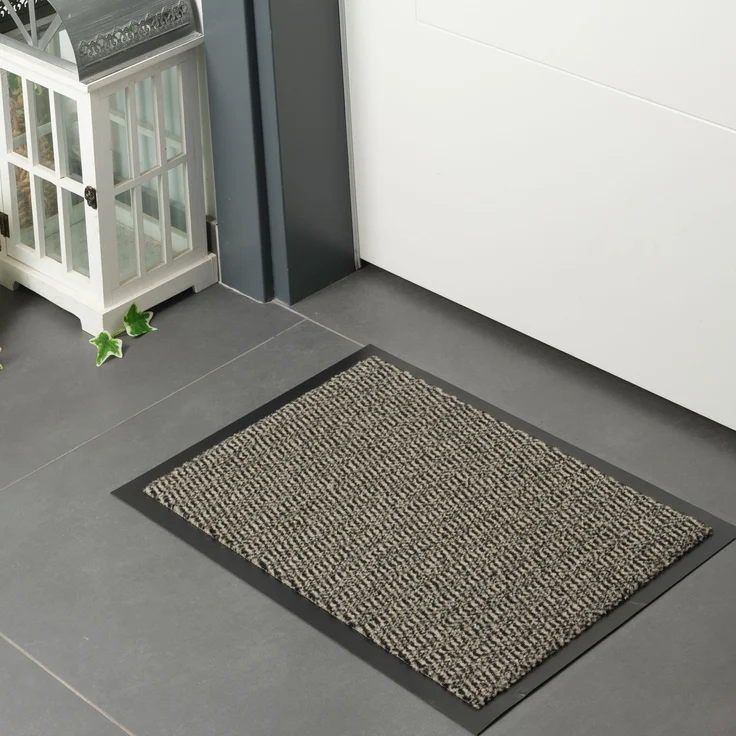 Furni24 Fußmatte - Beige-Schwarz, 40 x 60 cm – Bild 3