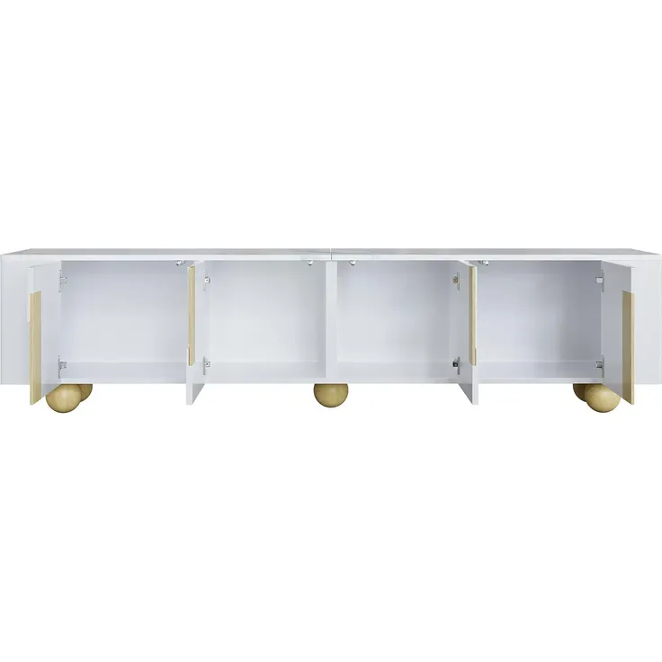 Lowboard, TV-Board, 180 cm, TV-Schrank, Fernsehschrank für Wohnzimmer, stehend – Bild 8