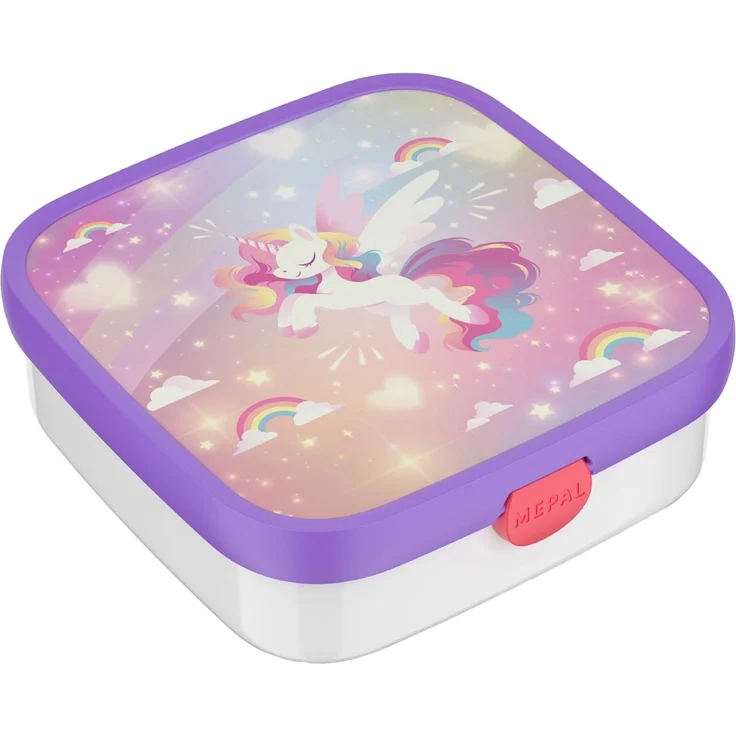 Mepal CAMPUS Brotdose groß mit Gabel Unicorn Glow (2025) – Bild 1
