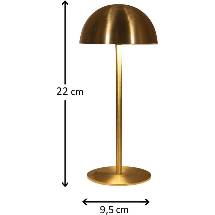 Coen Bakker Deco BV LED Außen-Tischleuchte Touch Tischlampe dimmbar mit Akku, In-/Outdoor, Touch-Funktion, LED fest verbaut, Kaltweiß, Warmweiß, Tageslichtweiß – Bild 3