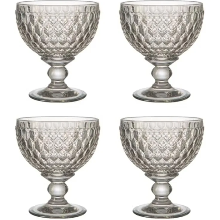 Multipack Villeroy & Boch Boston coloured Sektschale/Dessertschale smoke - 4 Stück