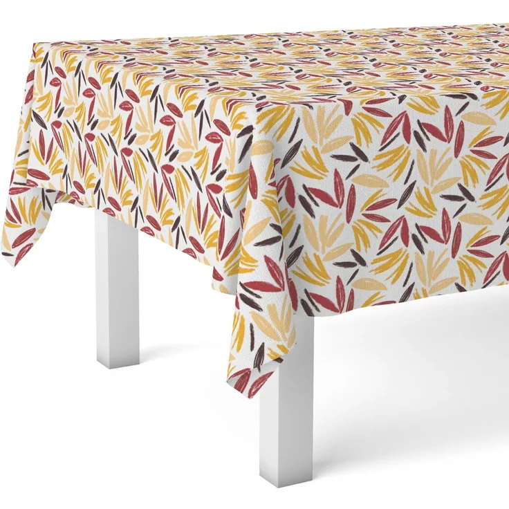Martina Home Wachstuch-Tischdecke, ODET, Rot, 140x140 cm