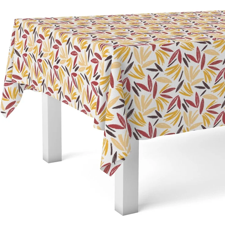 Martina Home Wachstuch-Tischdecke, ODET, Rot, 140x140 cm