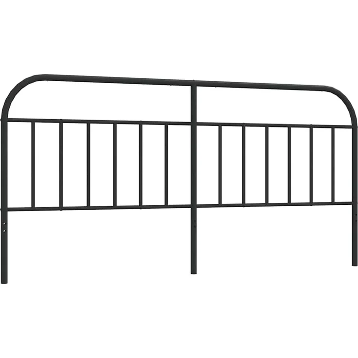 vidaXL Ersatz-Kopfteil Metall Schwarz 193 cm (Art-Nr 353672) – Bild 2