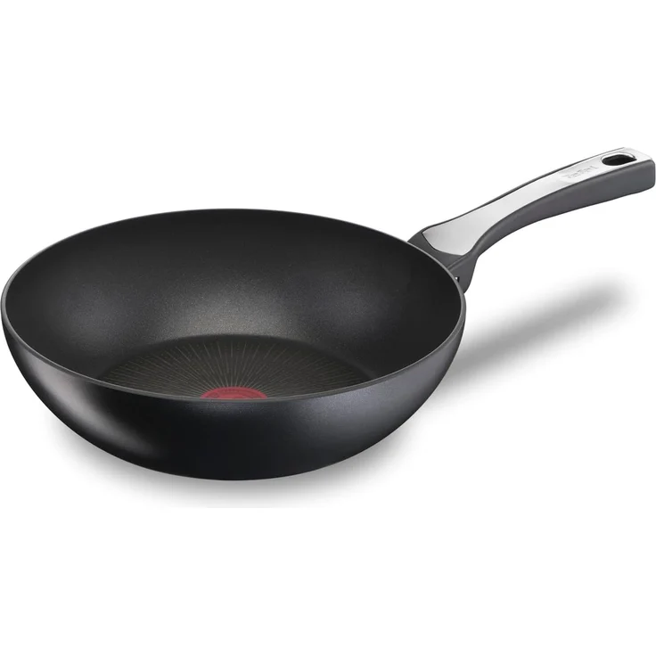 Tefal G25919 Unlimited On Wokpfanne | 28 cm | mit kratzfester Titanium Antihaft-Beschichtung | Thermo-Signal | PFOA-frei | geeignet für alle Herdarten, auch für Induktionsherde | schwarz – Bild 1