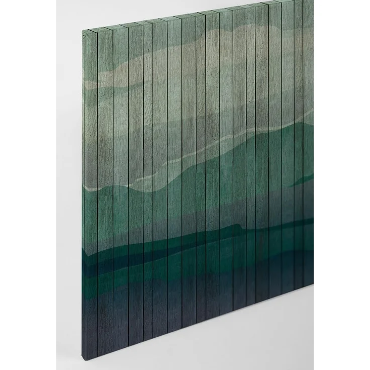Leinwandbild Landschaft Grün 90x60 DD120460 Keilrahmenbild Wandbild Berge – Bild 9