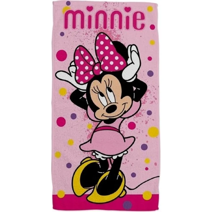 Disney Minnie Mouse Weiches Strandtuch – Saugstarkes Badehandtuch 70x140 cm – Bild 2