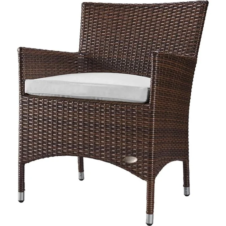 XXXL Rattan Stuhl Trento, Farbe Braun